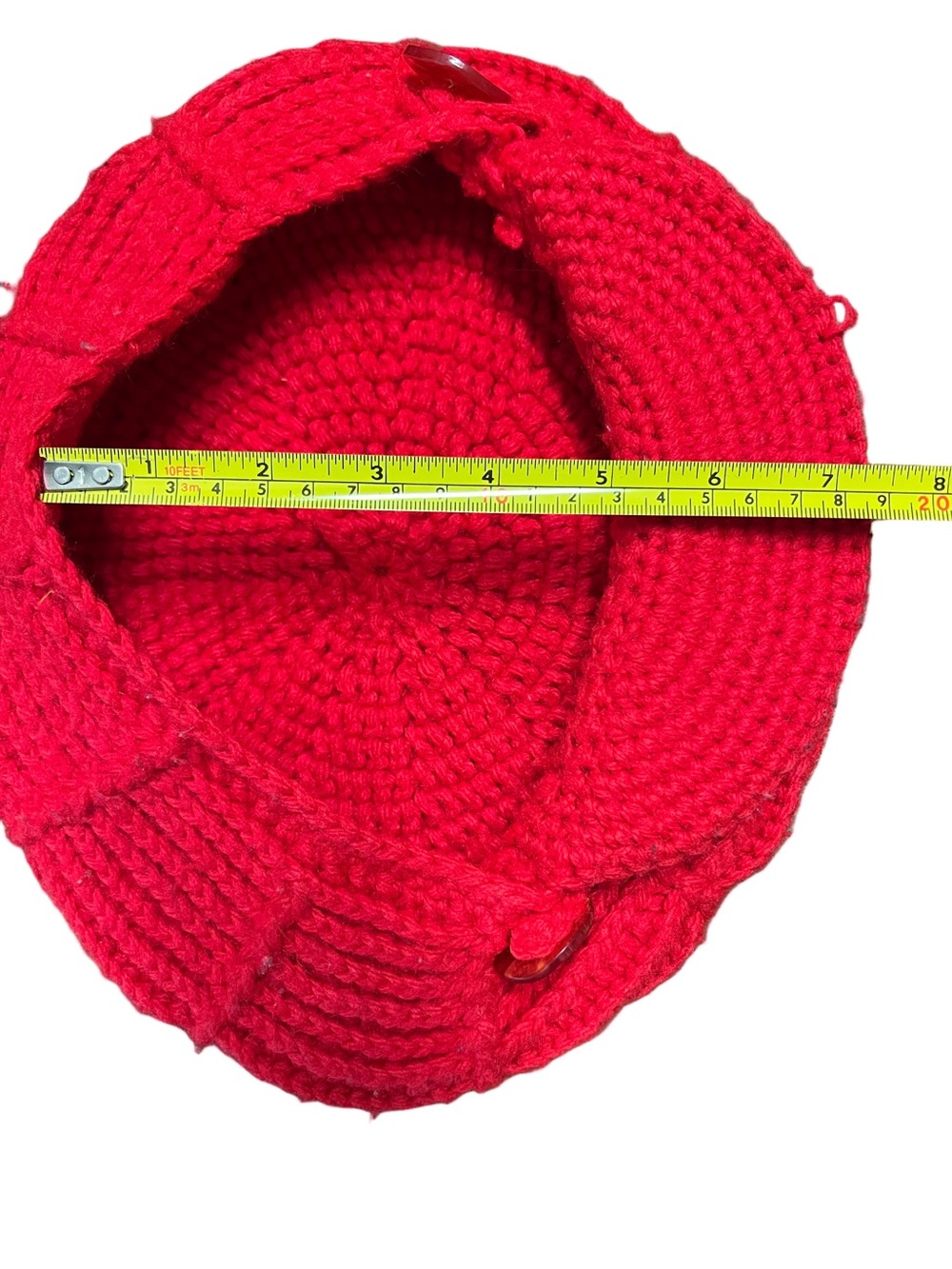 Vintage Hand Knit Cabbie NewsBoy Baker Boy Hat - Picture 8 of 10